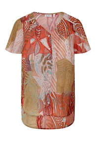 SoSoire dames blouse korte mouw