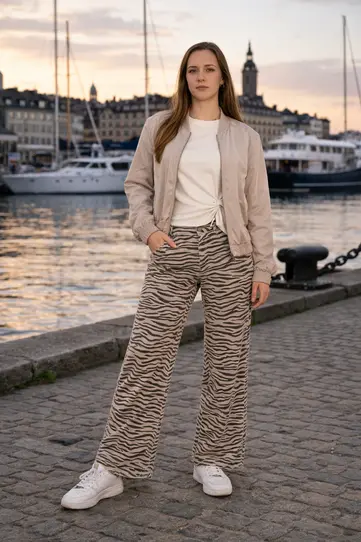 Sporty Animal Summer Look