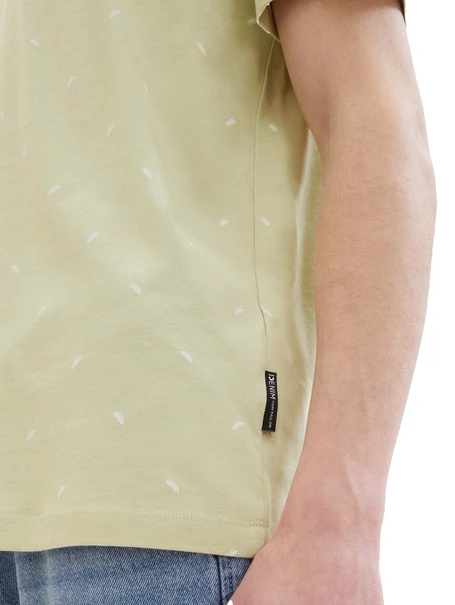 Tom Tailor heren T-shirt met all-overprint
