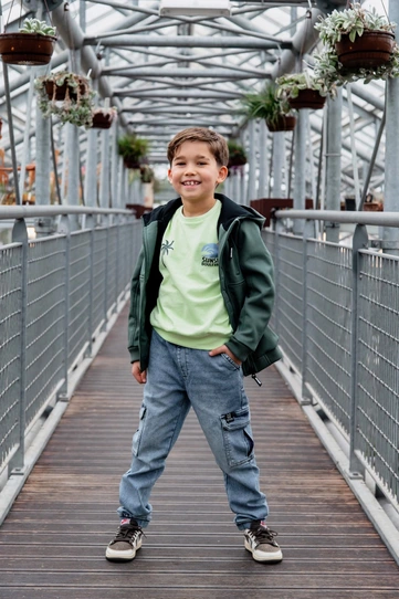Unlocked jongens outdoor look – Softshell jack