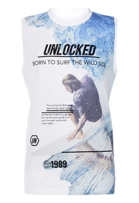 Unlocked jongens singlet