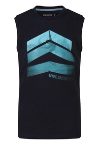 Unlocked jongens singlet