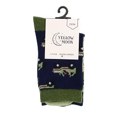 Yellow Moon jongens sokken 2-Pack